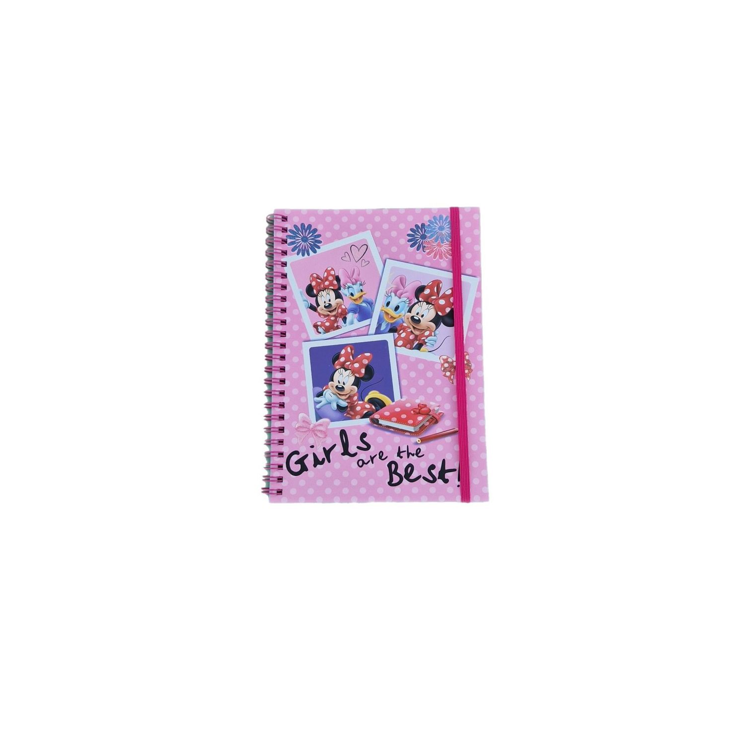 Jurnal roz Minnie A5 cu elastic fotografia produsului