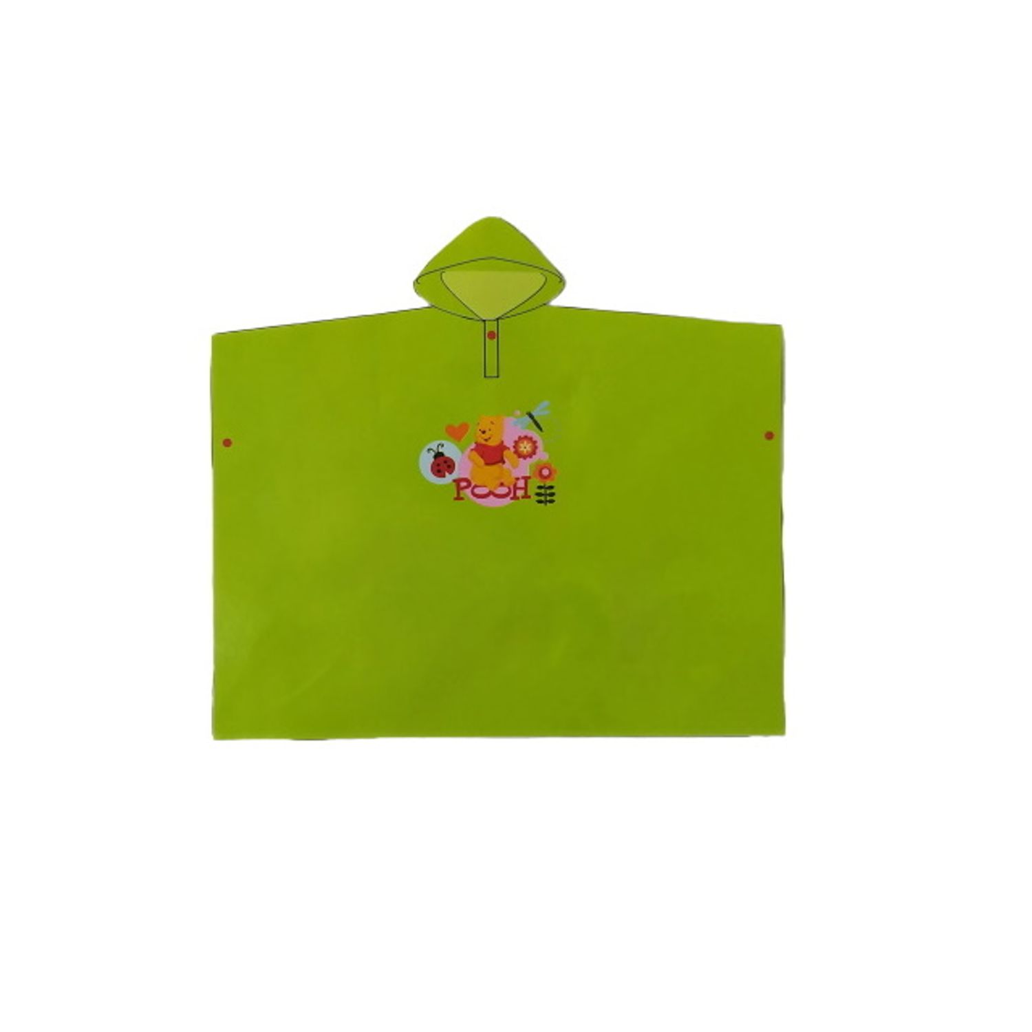 Poncho ploaie Disney Pooh verde fotografia produsului