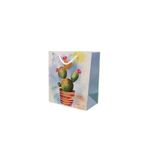 Punga cadou mica model cactus 20x18x10cm fotografia produsului
