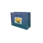 Punga cadou medie model 3D albastra 26x32x12cm fotografia produsului