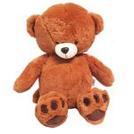 Urs de plus, Nichita, cu coada rupta, maro, 45 cm fotografia produsului