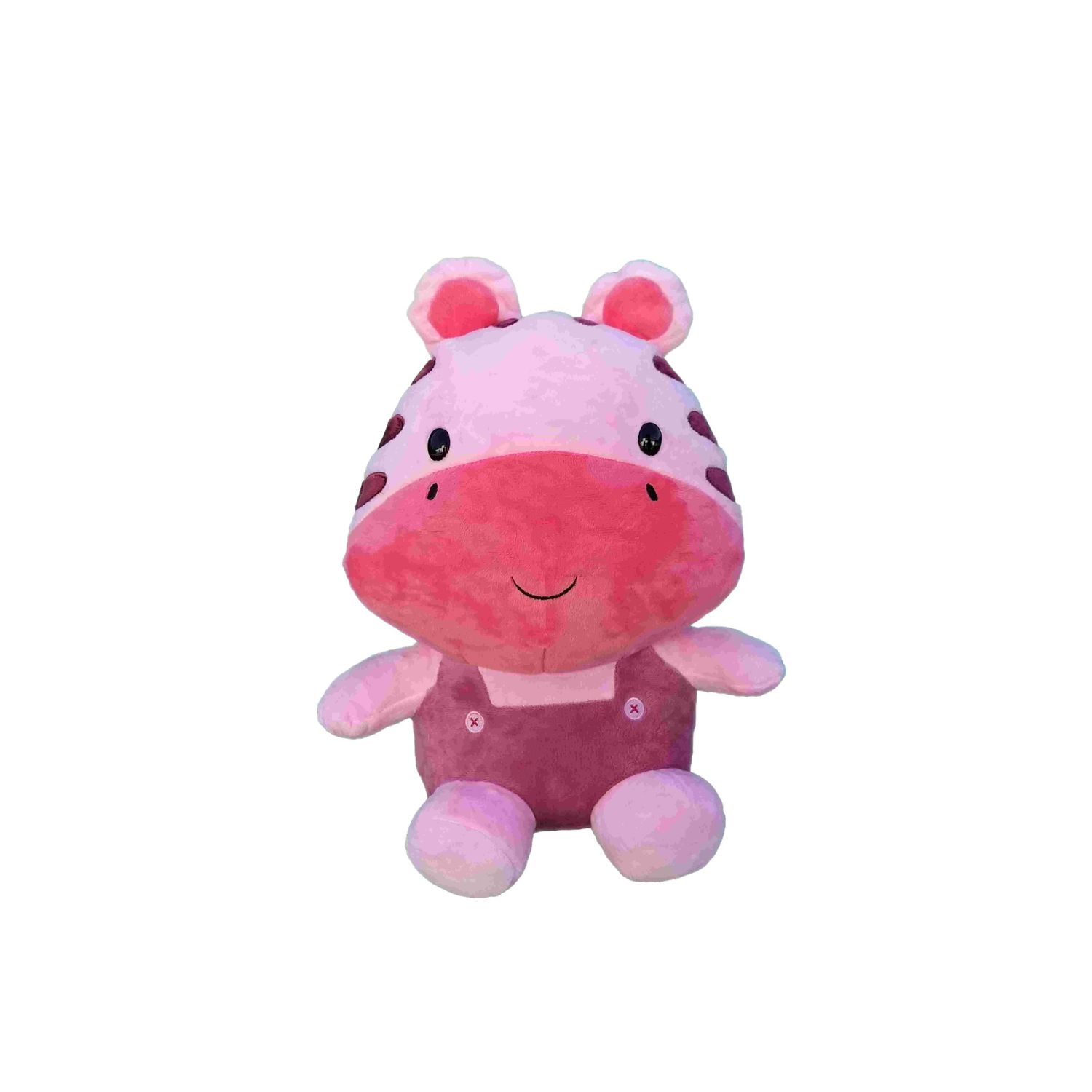 Zebra plus roz cu salopeta, Nichita Impex, 35cm fotografia produsului