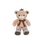 Urs de plus cu funda si coronita bej, 70cm fotografia produsului
