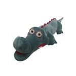 Crocodil de plus, Nichita, verde, 150 cm fotografia produsului