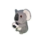 Koala de plus gri cu minge de fotbal, 20cm fotografia produsului View 2 S