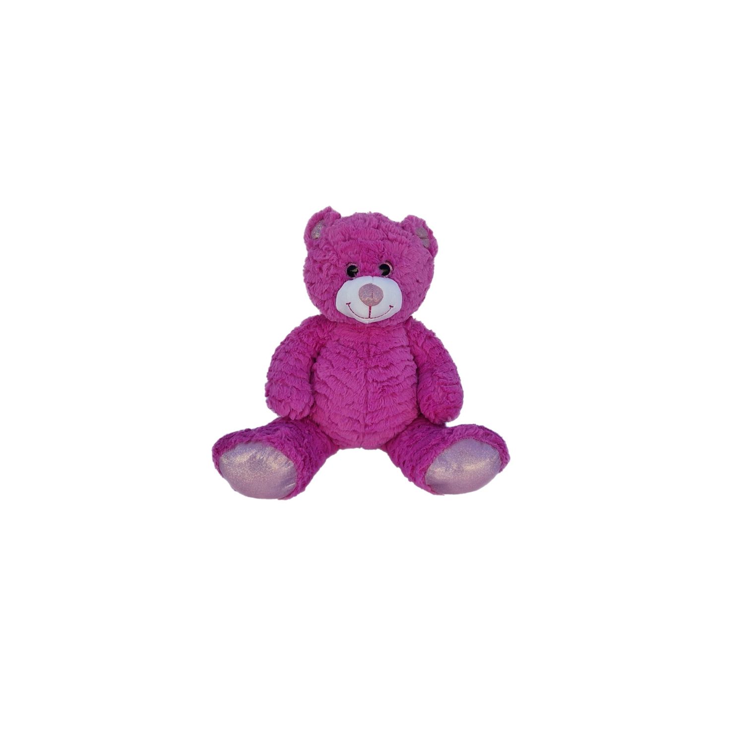 Urs de plus roz inchis, 42cm fotografia produsului