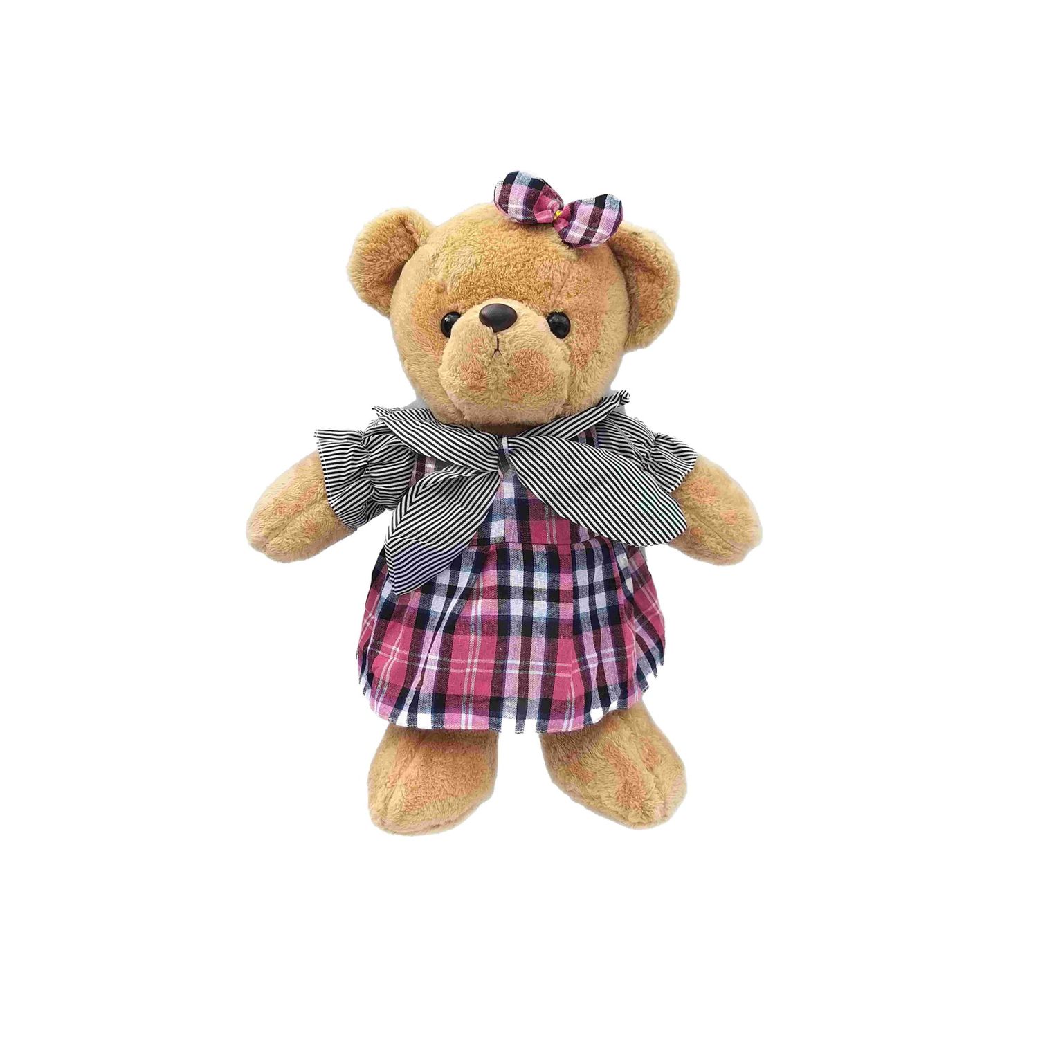 Urs plus maro cu rochita, Nichita Impex, 55cm fotografia produsului