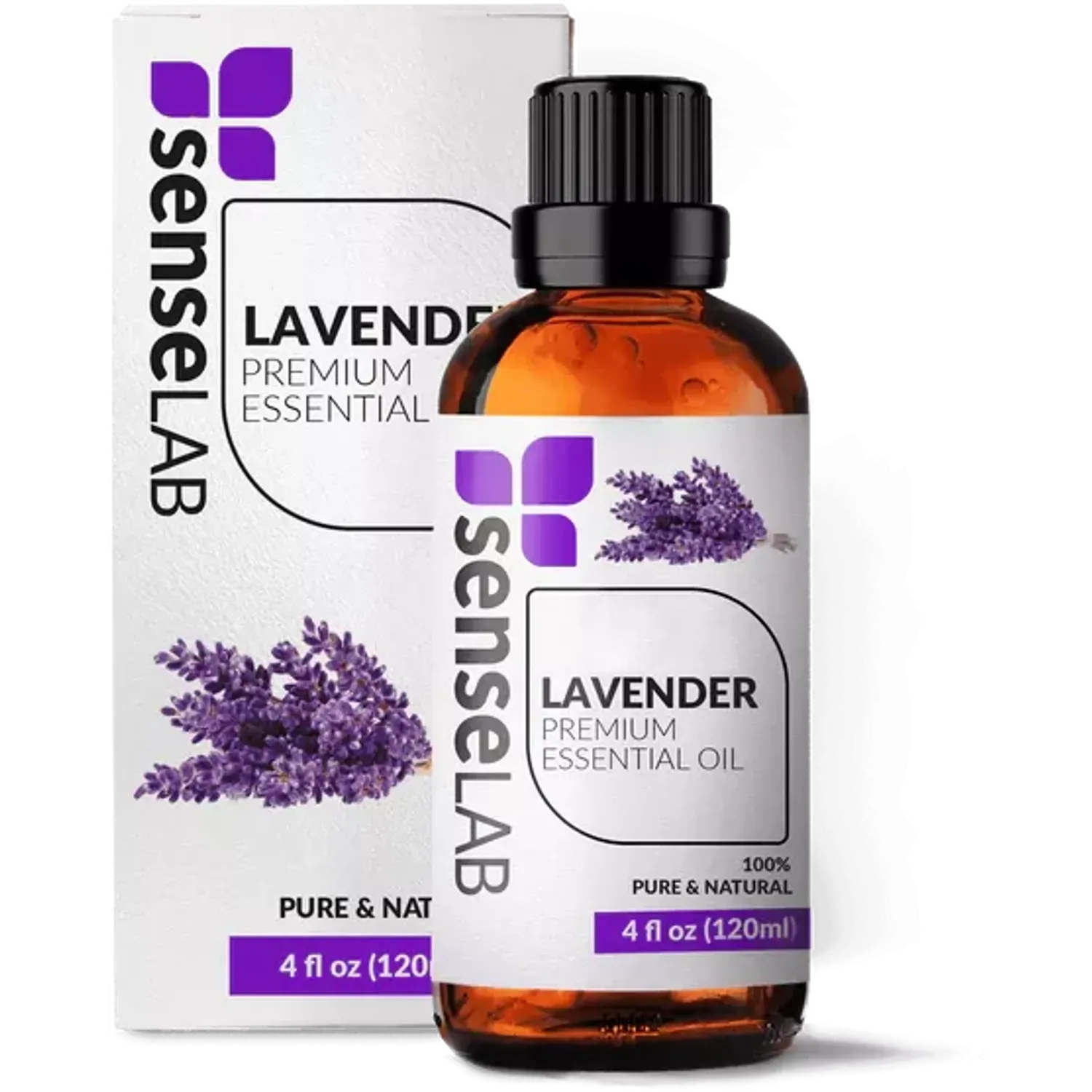 Ulei esential de Lavanda 100% extract pur, SenseLAB, 120 ml fotografia produsului