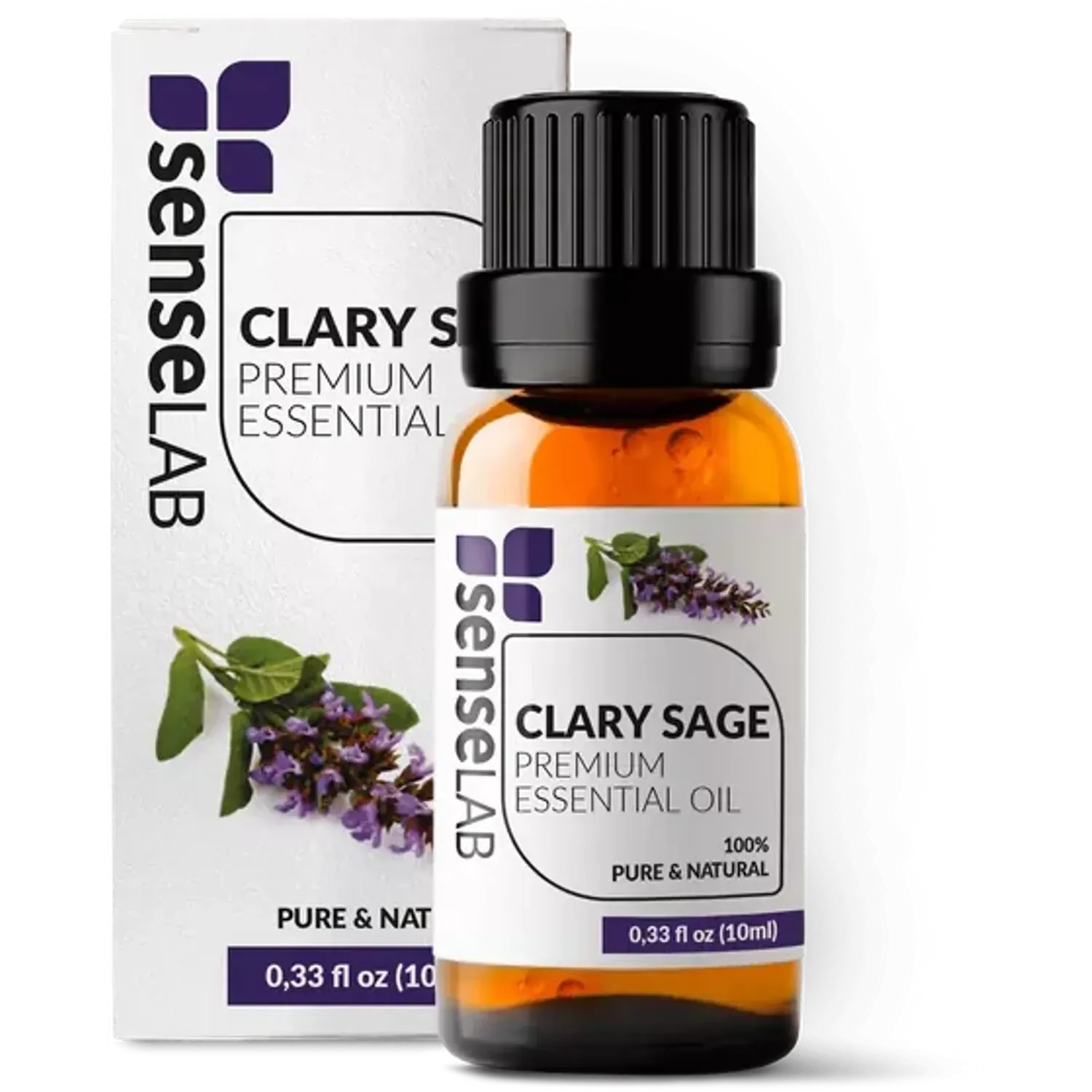 Ulei esential de Salvie 100% extract pur, SenseLAB, 10 ml fotografia produsului