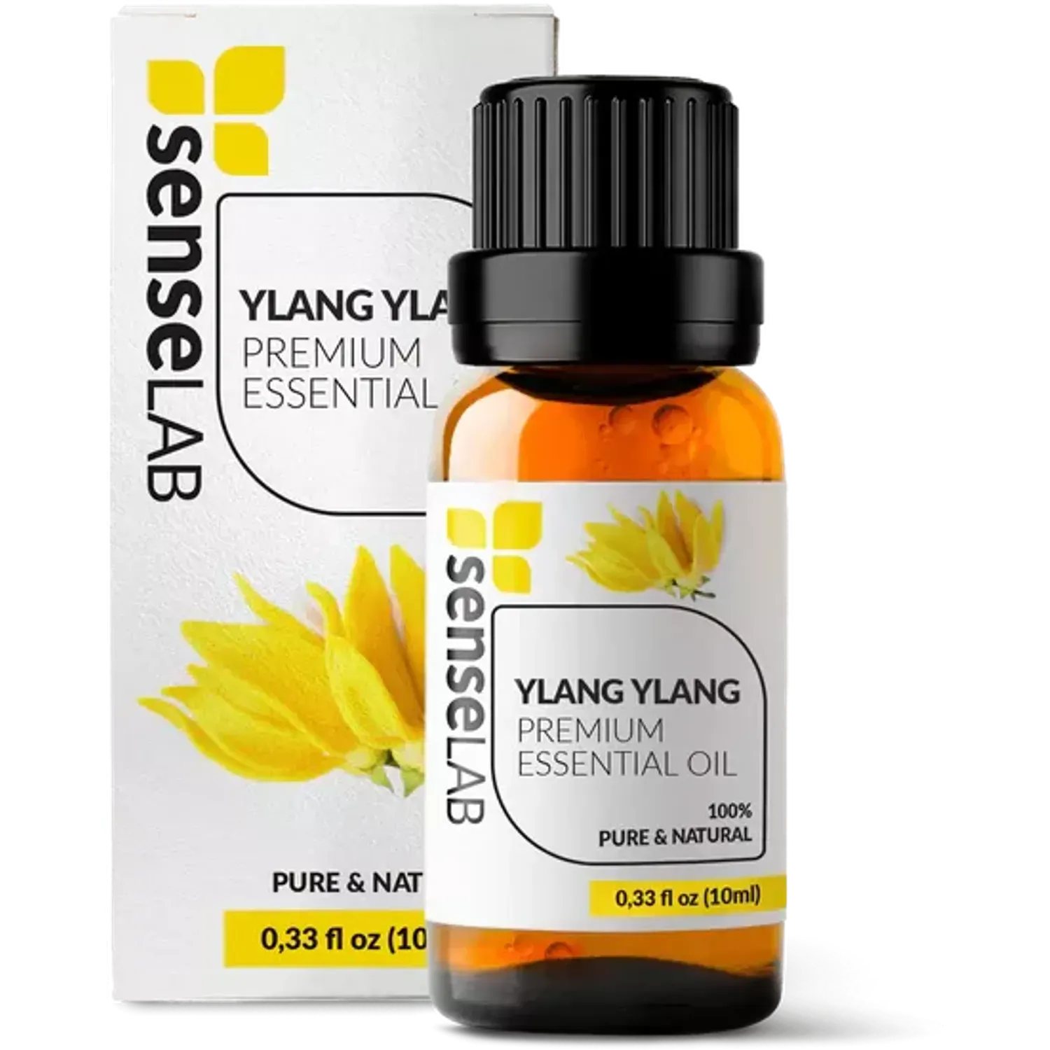 Ulei esential de Ylang-Ylang 100% extract pur, SenseLAB, 10 ml fotografia produsului