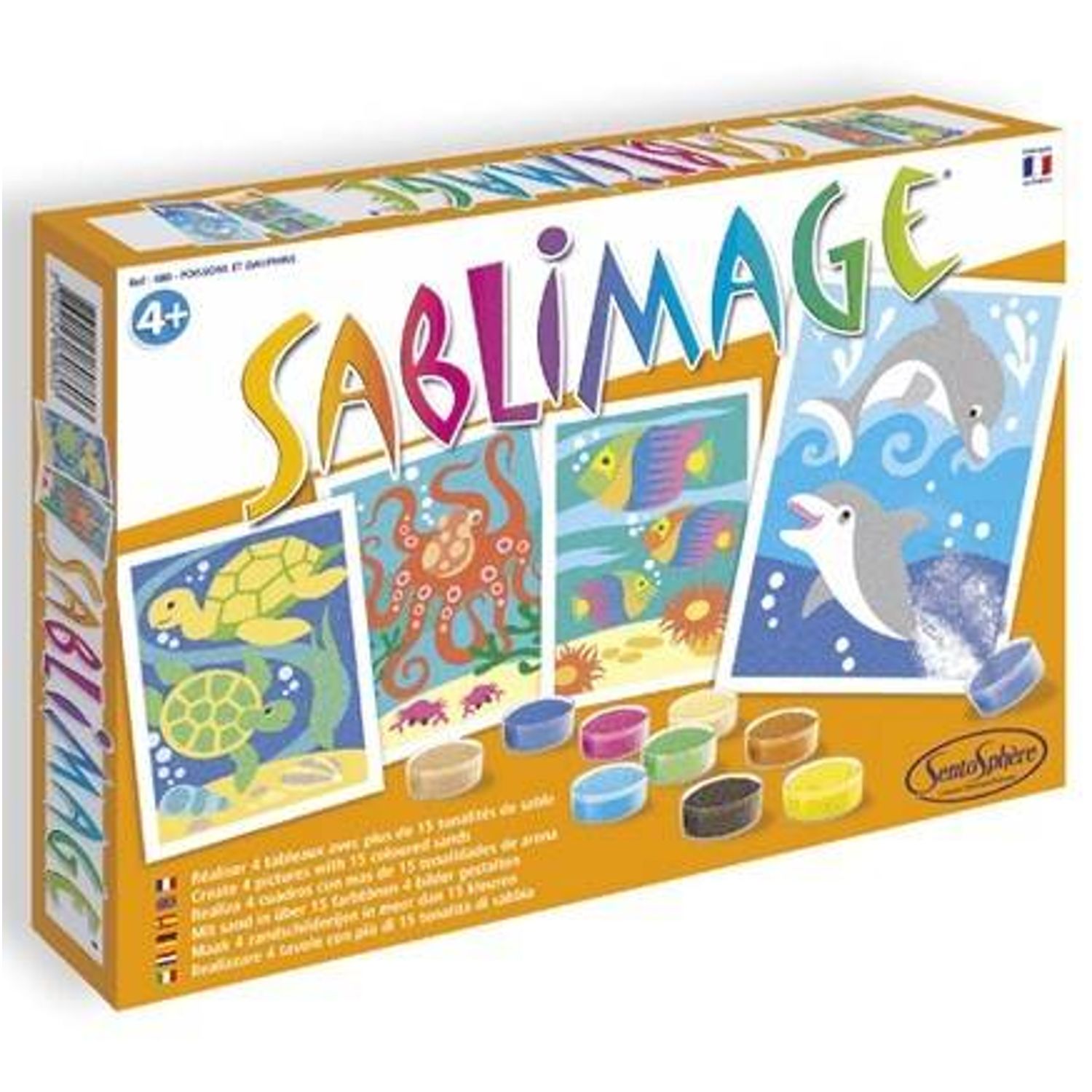 Sablimage Pesti si Delfini fotografia produsului