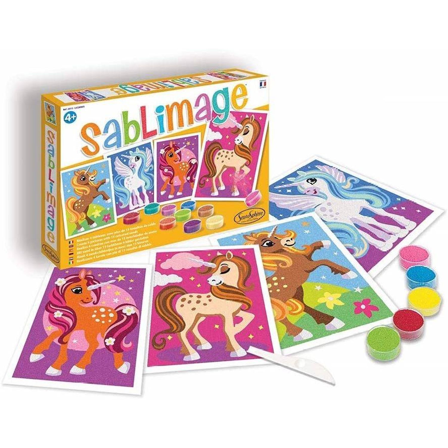 Kit creativ cu nisip Sablimage - Unicorni fotografia produsului View 2 L