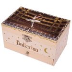 Cutie muzicala dreptunghiulara cu sertar "Ballerina" fotografia produsului