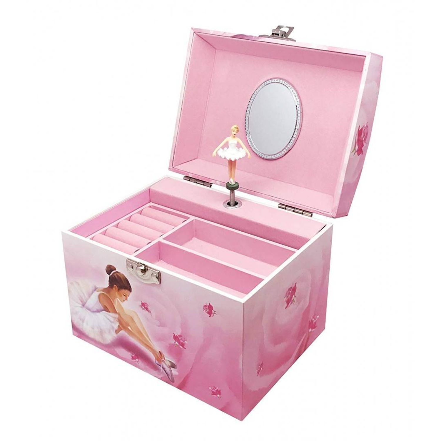 Cutie muzicala cu perle - Balerina fotografia produsului View 2 L
