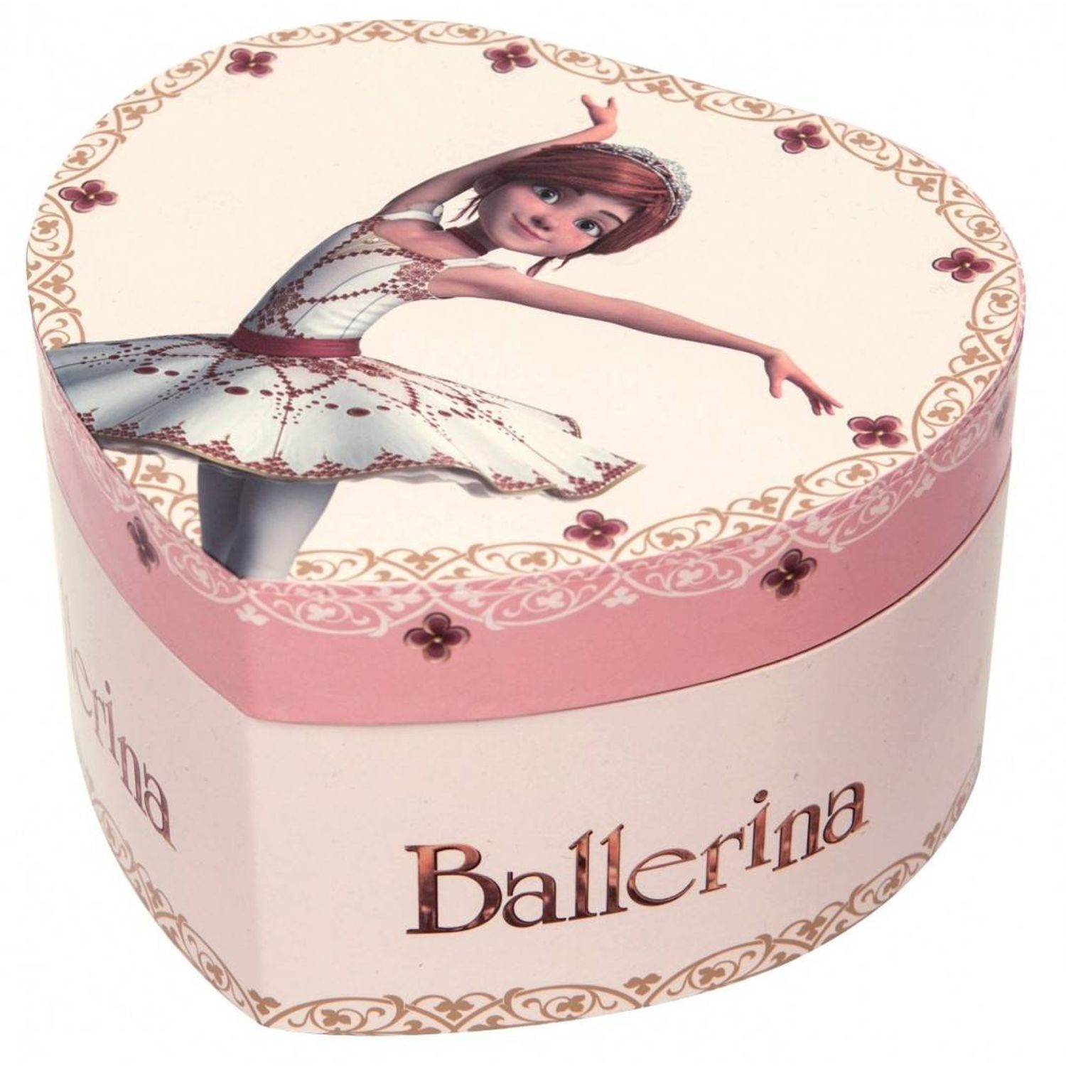 Cutie muzicala inima "Ballerina" fotografia produsului