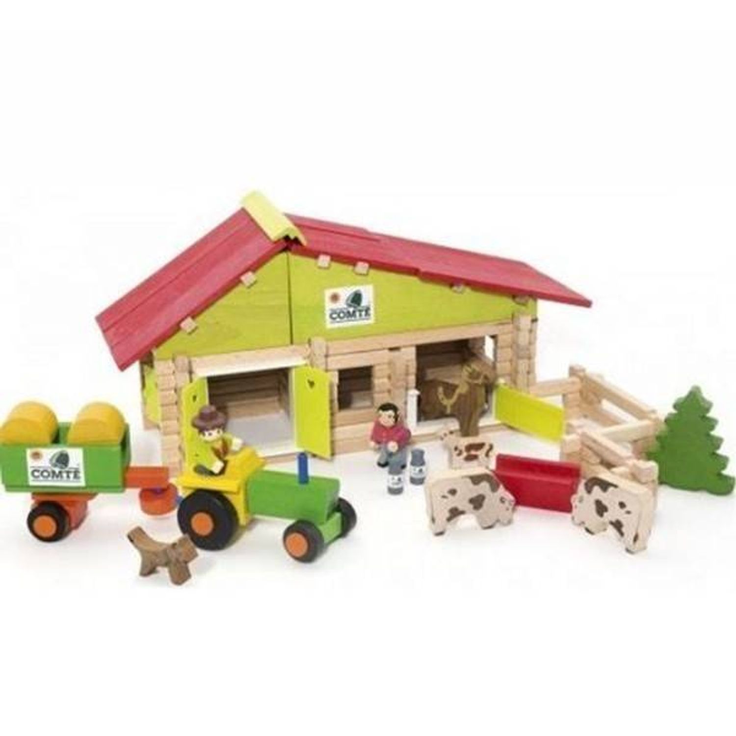 Ferma cu tractor si animale 140 de piese fotografia produsului View 2 L