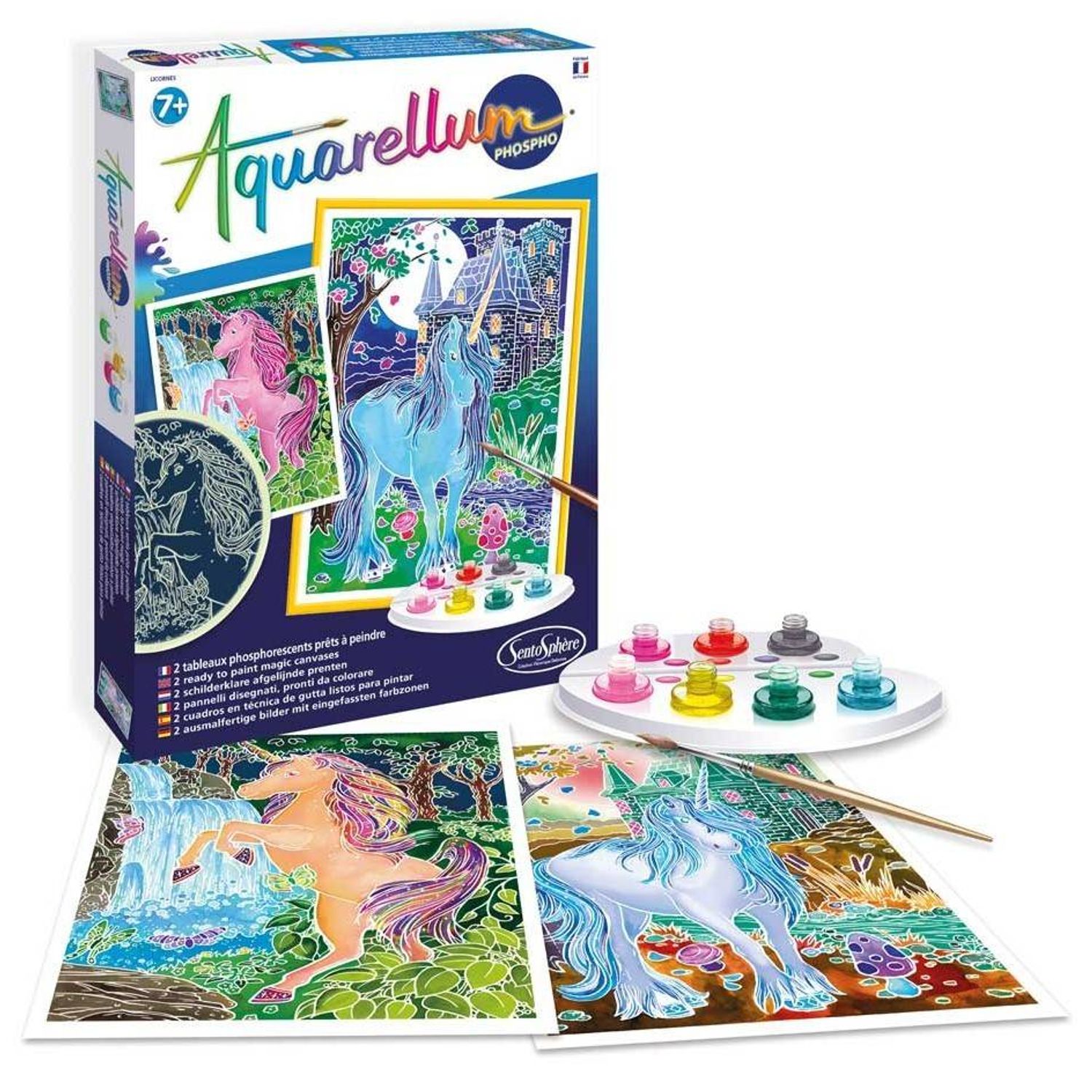 Aquarellum Fosforescent Unicorn fotografia produsului View 2 L