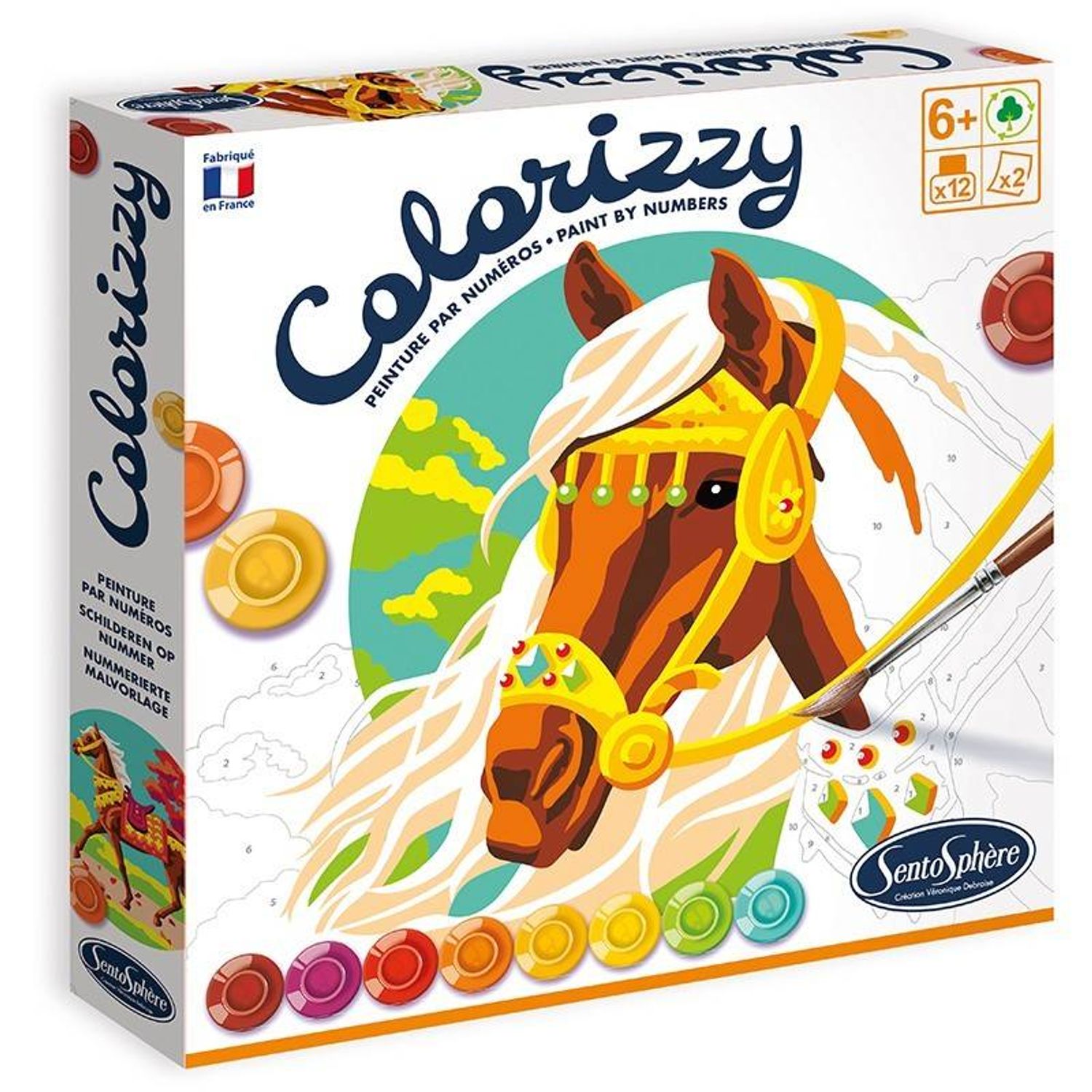 Colorizzy - Pictura pe numere - Cai fotografia produsului