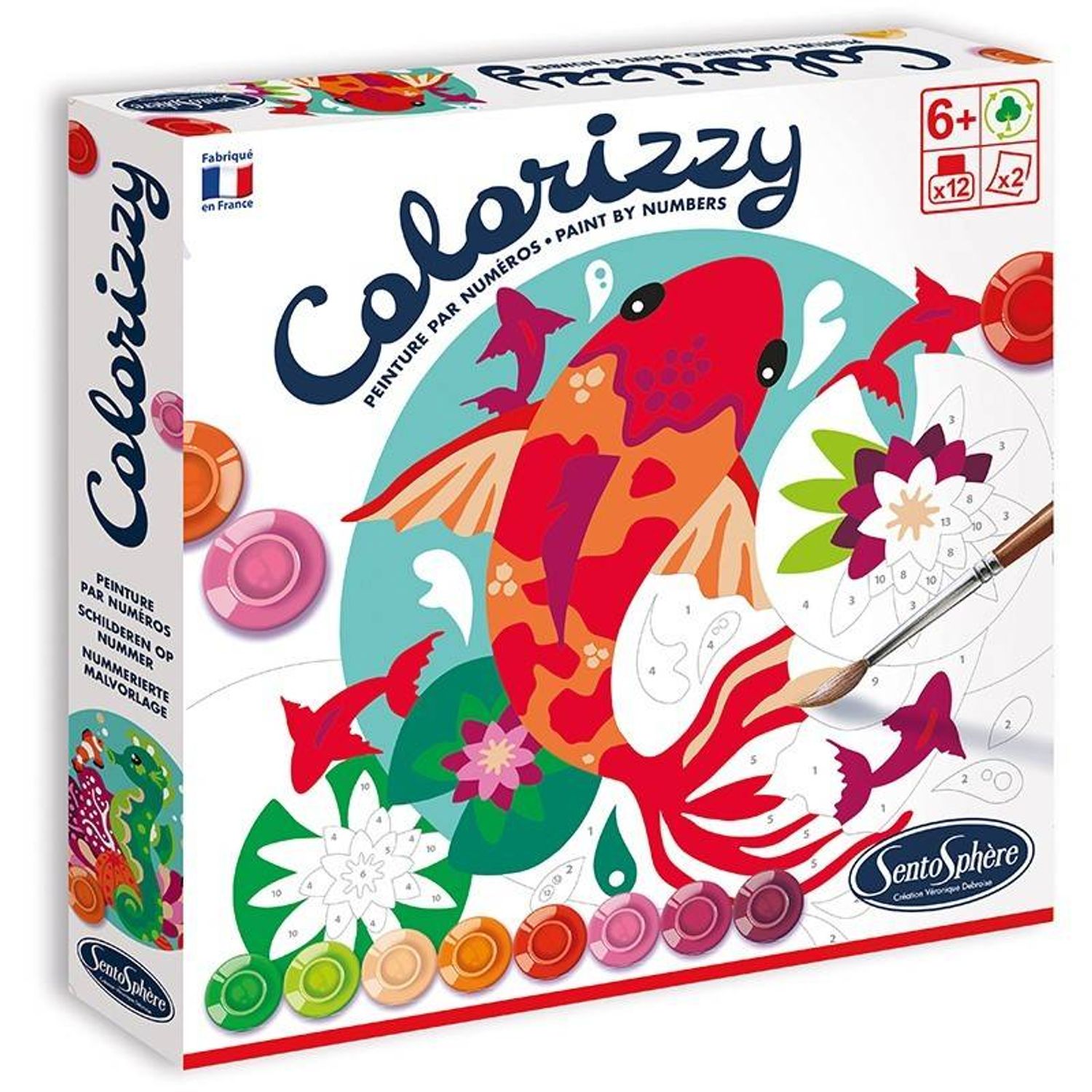 Colorizzy - Pictura pe numere - Pesti fotografia produsului
