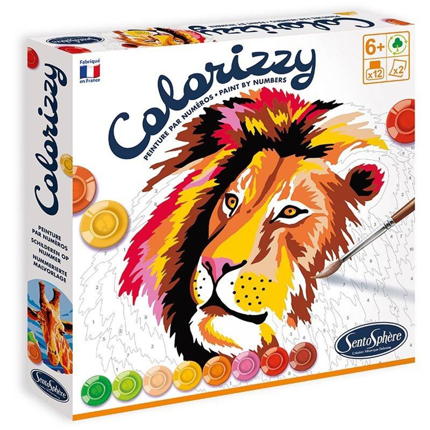 Colorizzy - Pictura pe numere - Savana fotografia produsului