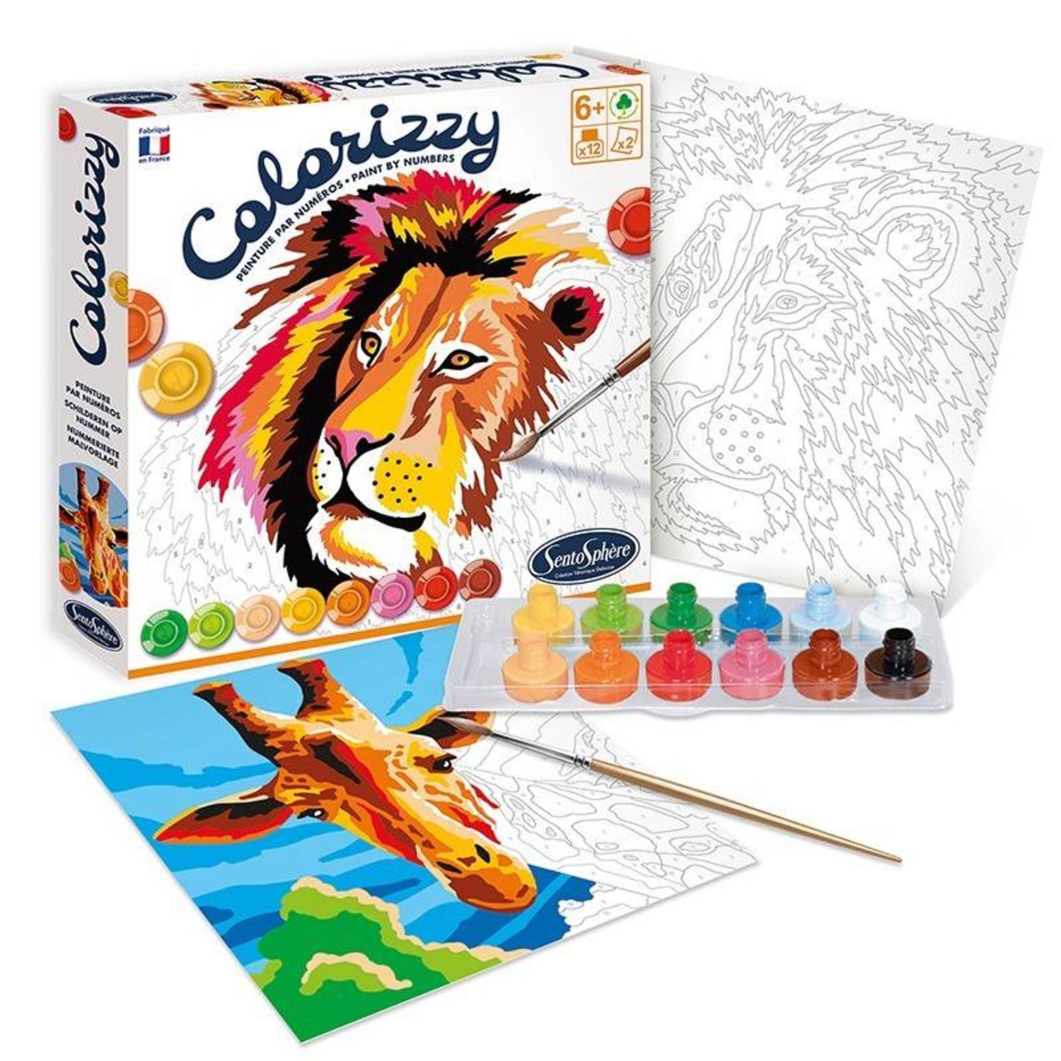 Colorizzy - Pictura pe numere - Savana fotografia produsului View 2 L
