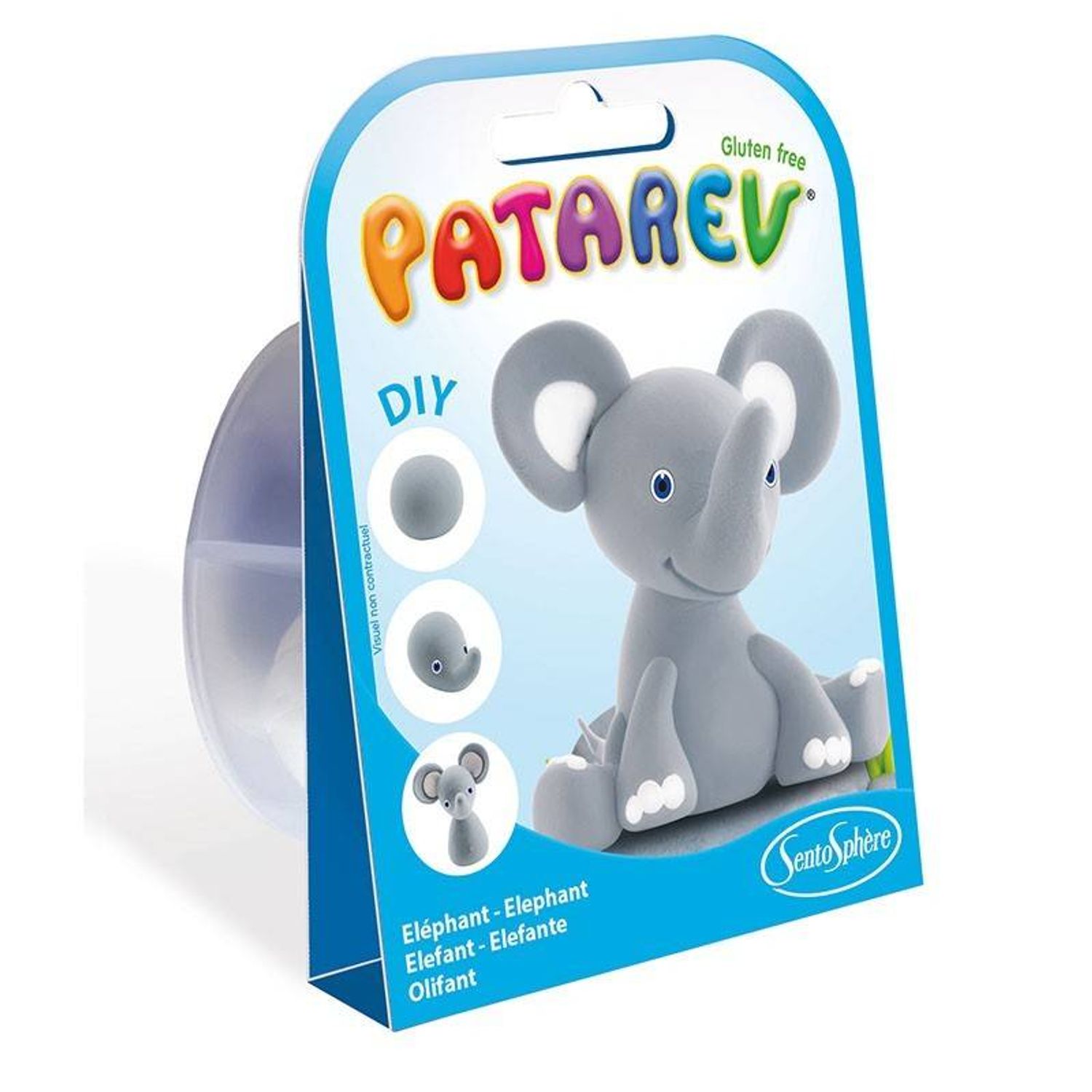 Mini Plastilina Patarev Elefant fotografia produsului