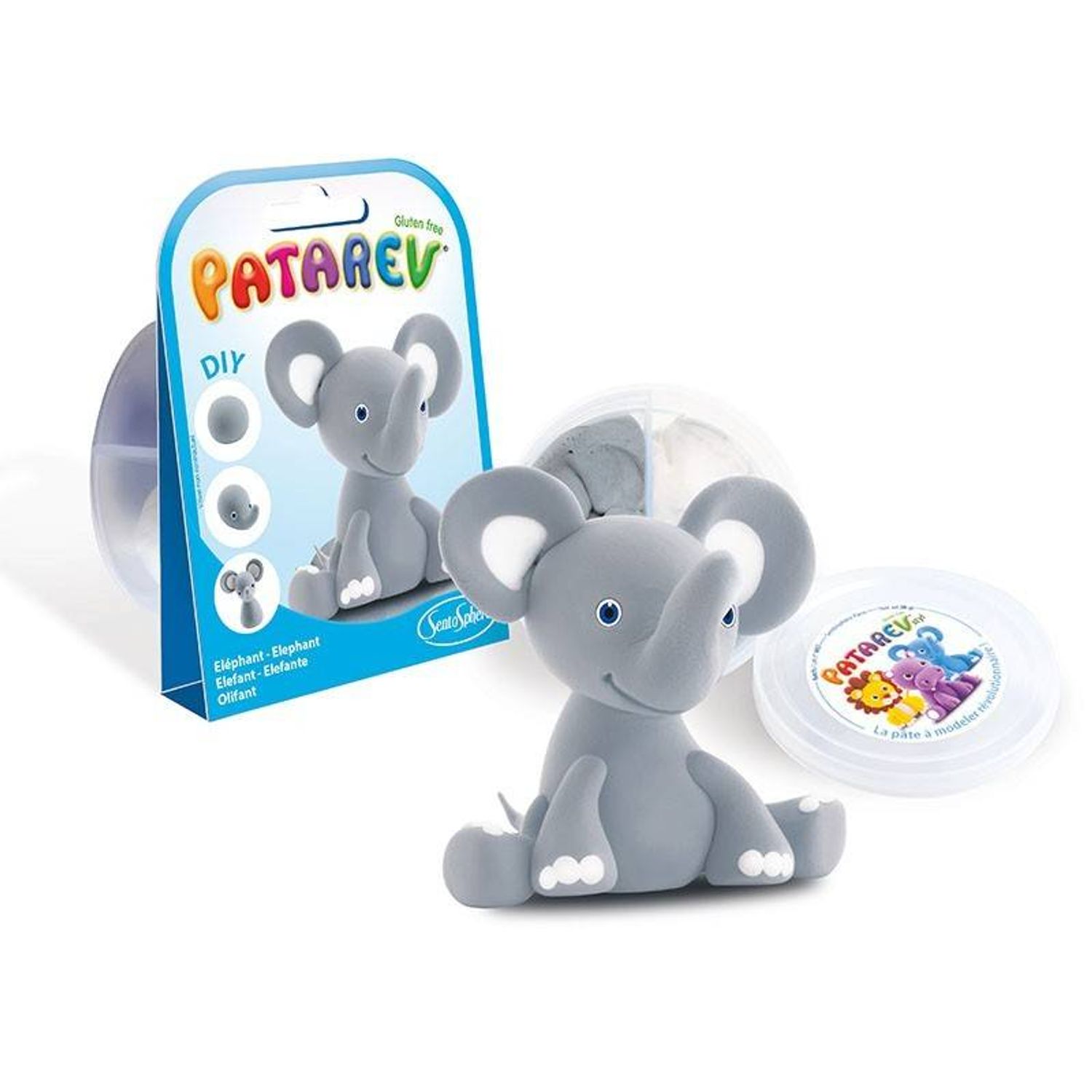 Mini Plastilina Patarev Elefant fotografia produsului View 2 L