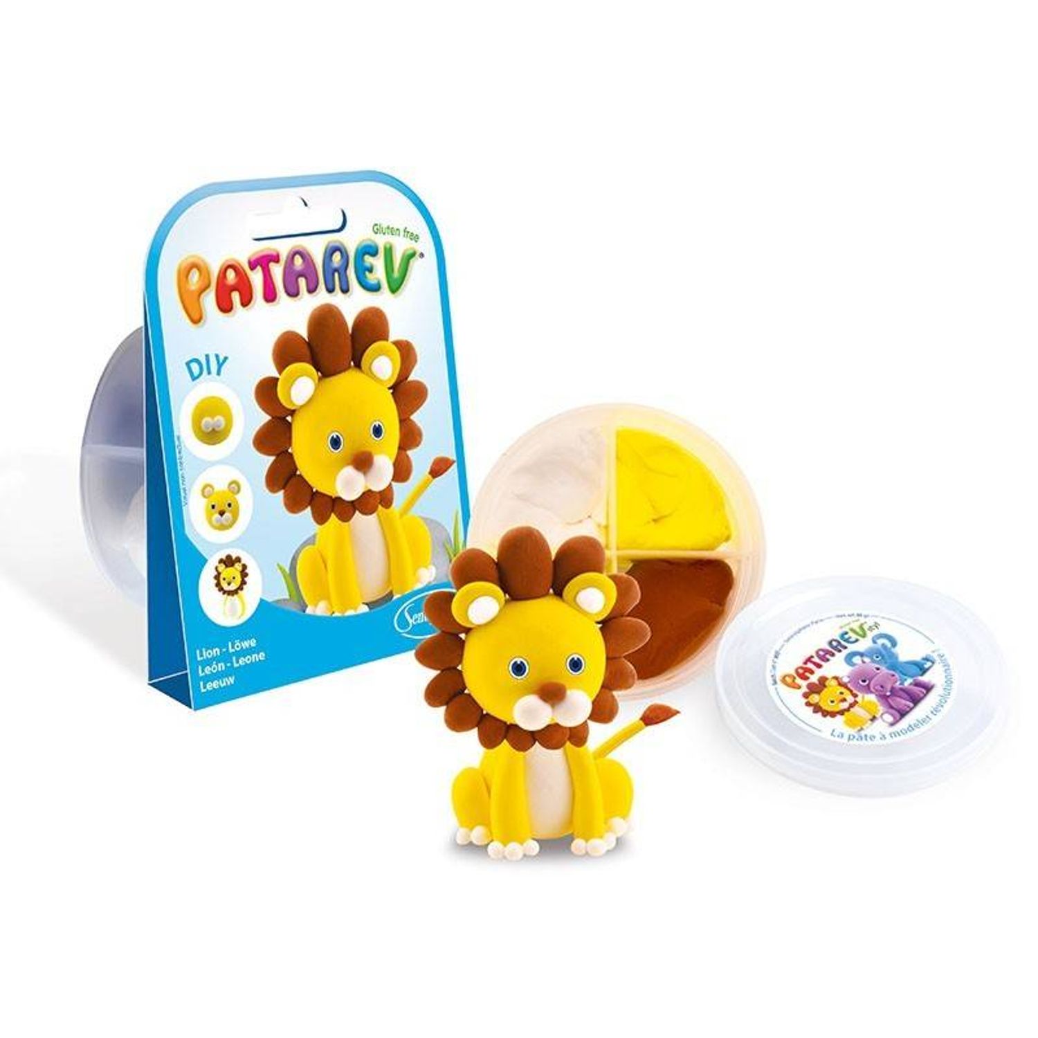 Mini Plastilina Patarev Leu fotografia produsului View 2 L