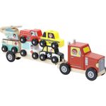 Camion cu vehicule de transport fotografia produsului