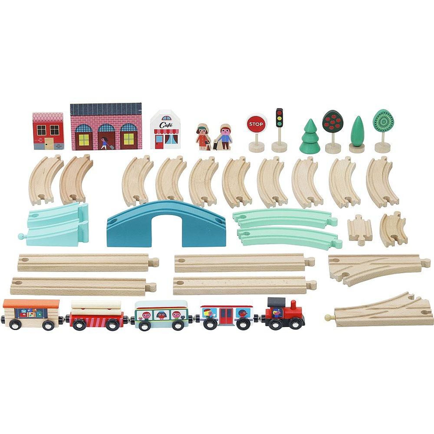 Circuit Tren Express 40 Pcs fotografia produsului View 2 L