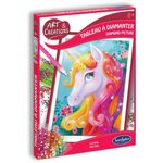 Canvas cu diamante - Unicorn fotografia produsului