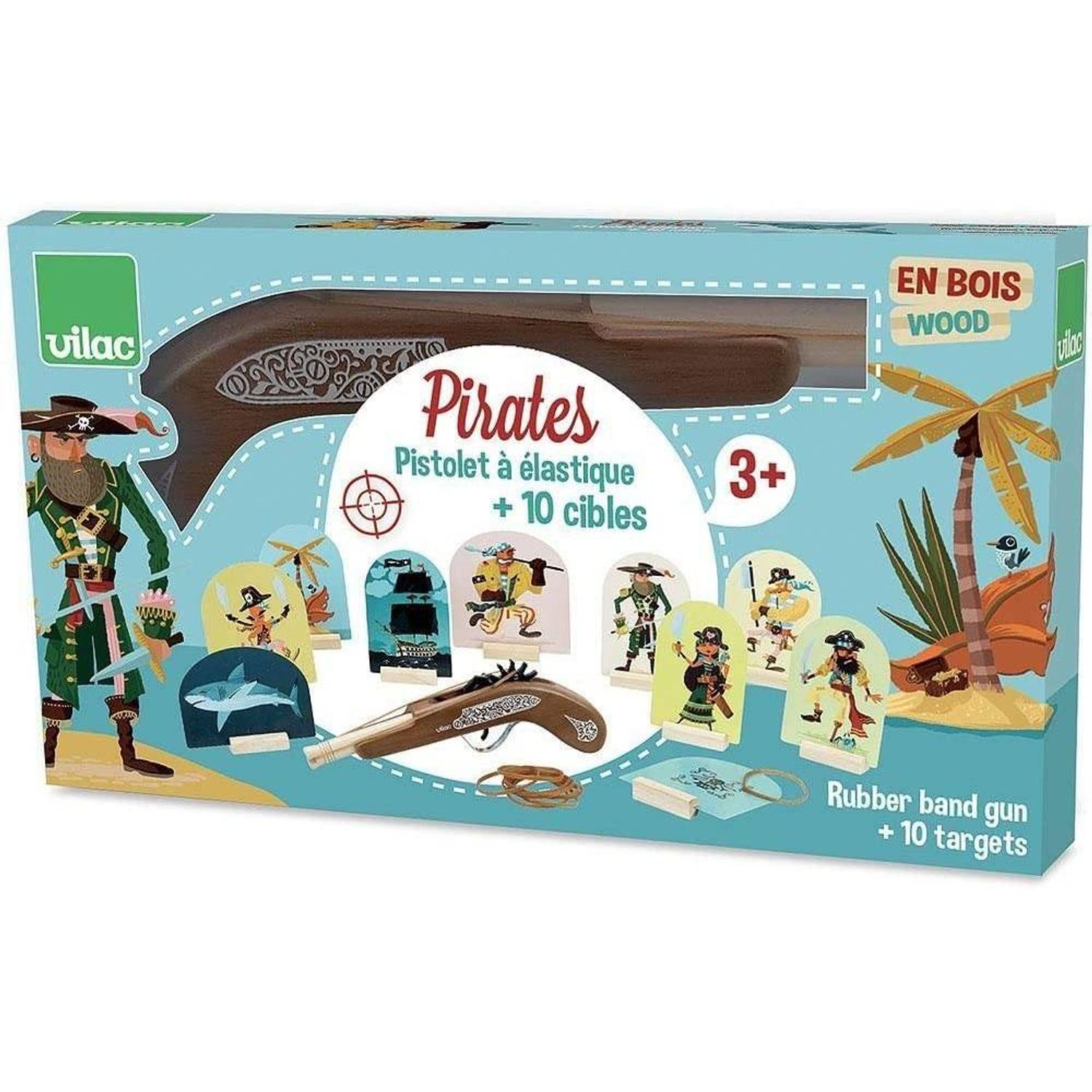 Pistol de pirat cu elastic fotografia produsului