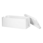 Organizator de cabluri VIRONE L CB-1/W, plastic, alb fotografia produsului View 3 S