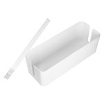 Organizator de cabluri VIRONE L CB-1/W, plastic, alb fotografia produsului View 2 S