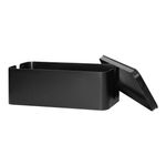 Organizator de cabluri VIRONE L CB-1/B, plastic, negru fotografia produsului View 3 S