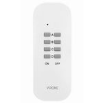 Set 3 prize wireless VIRONE RS-3(GS), 230V, 1000W, schuko, IP20, telecomanda, alb fotografia produsului View 6 S