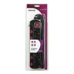 Prelungitor cu 6 Prize, Cu Intrerupator Individual, Negru, Cablu de 1.5M fotografia produsului View 3 S
