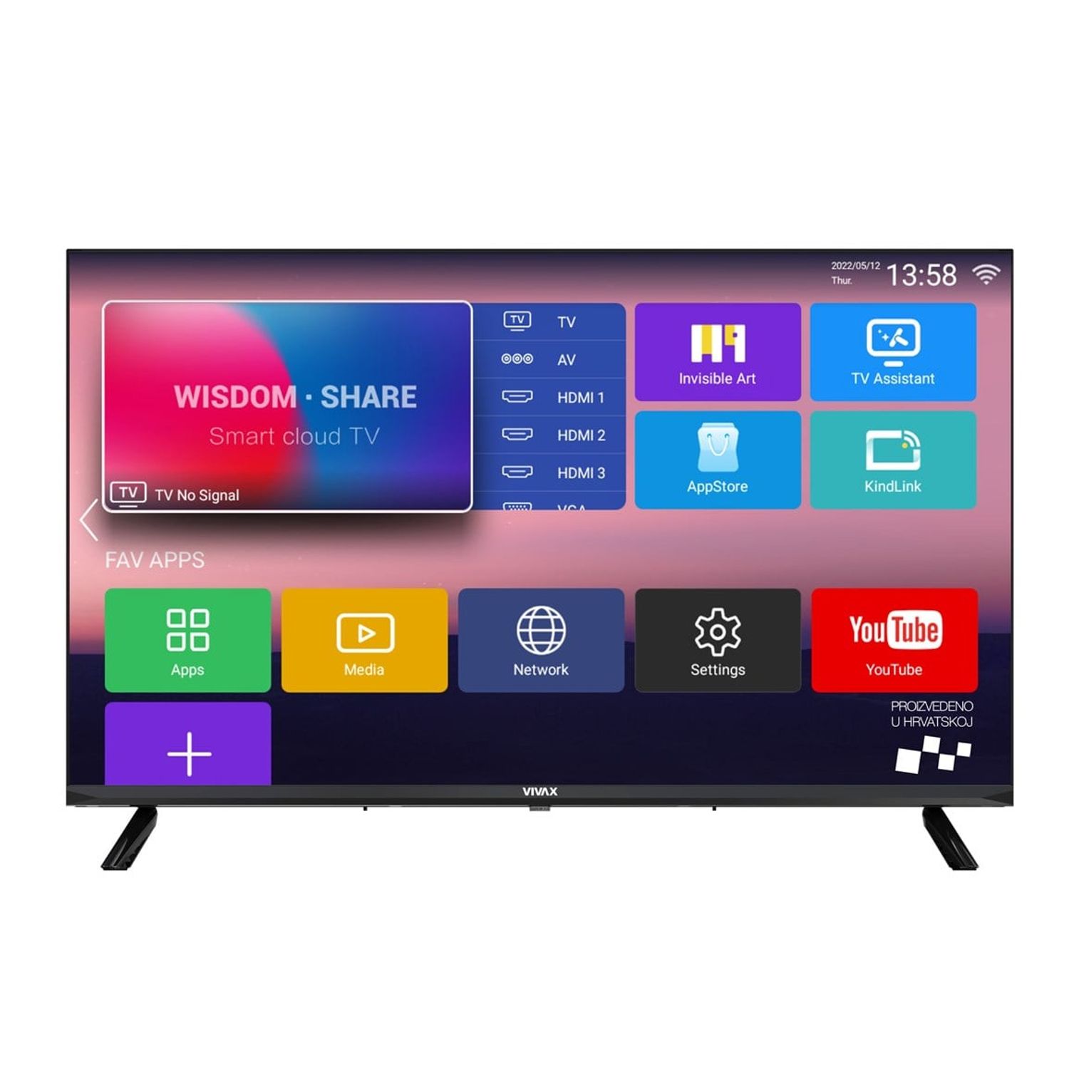 Televizor LED Smart Vivax 32LE131T2S2SM, Android 9, HD Ready, 80 cm, Clasa F fotografia produsului