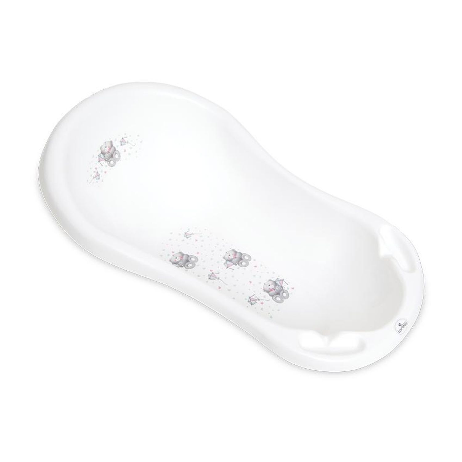 Cadita bebe, 84x48x30 cm, Bear White fotografia produsului