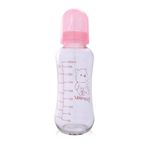 Biberon din sticla 240 ml, Pink fotografia produsului
