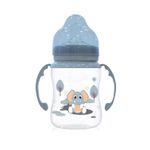 Biberon cu gatul larg si cu manere 250 ml , Blue fotografia produsului