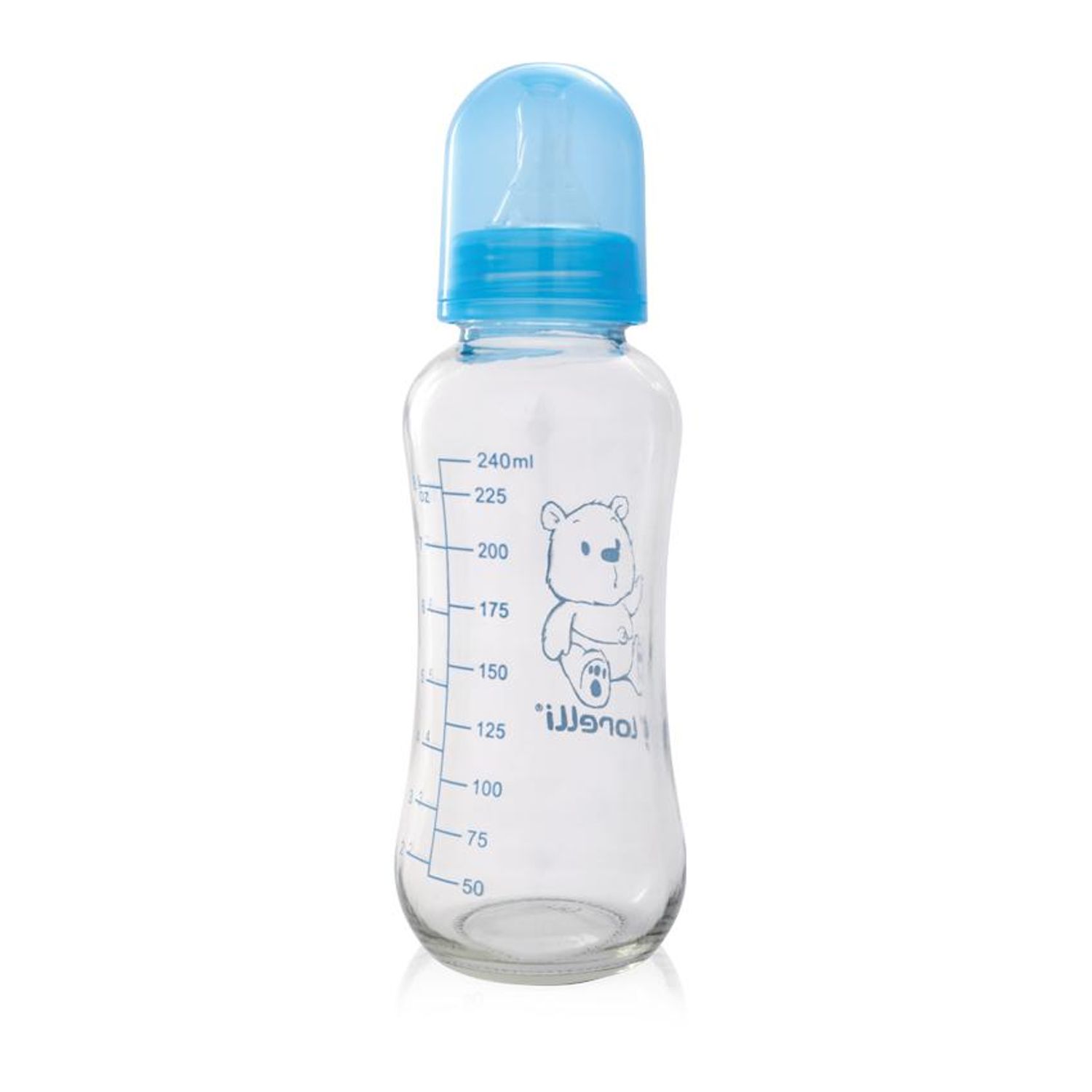 Biberon din sticla 240 ml, Blue fotografia produsului