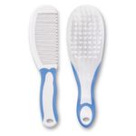 Set perie si piepten, 0 luni+, Blue fotografia produsului
