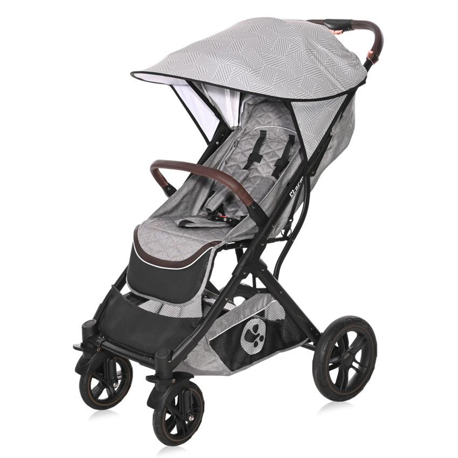 Copertina pentru carucior, model universal, protectie solara, Lines Grey fotografia produsului