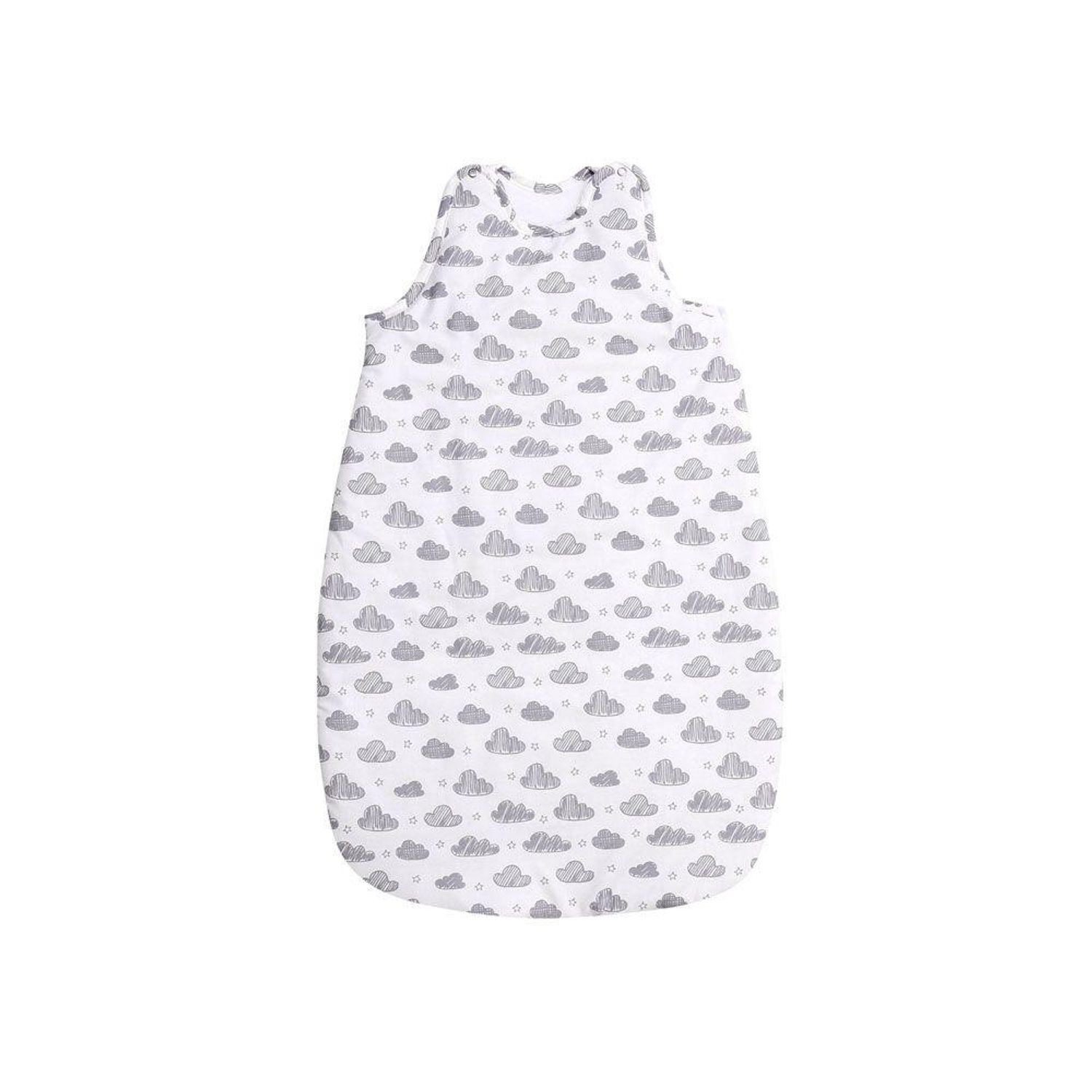 Sac de dormit de iarna, 95 cm, bumbac ranforce, White Clouds fotografia produsului