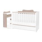 Patut modular multifunctional, 5 confirgurari diferite, 190 x 72 cm, Multi, White & Coffee fotografia produsului