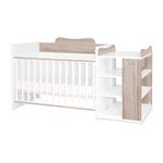 Patut modular multifunctional, 5 confirgurari diferite, 190 x 72 cm, Multi, White & Coffee fotografia produsului View 7 S