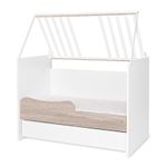 Patut modular multifunctional, 5 confirgurari diferite, 190 x 72 cm, Multi, White & Coffee fotografia produsului View 2 S