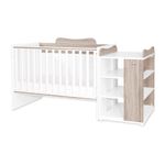 Patut modular multifunctional, 5 confirgurari diferite, 190 x 72 cm, Multi, White & Coffee fotografia produsului View 6 S