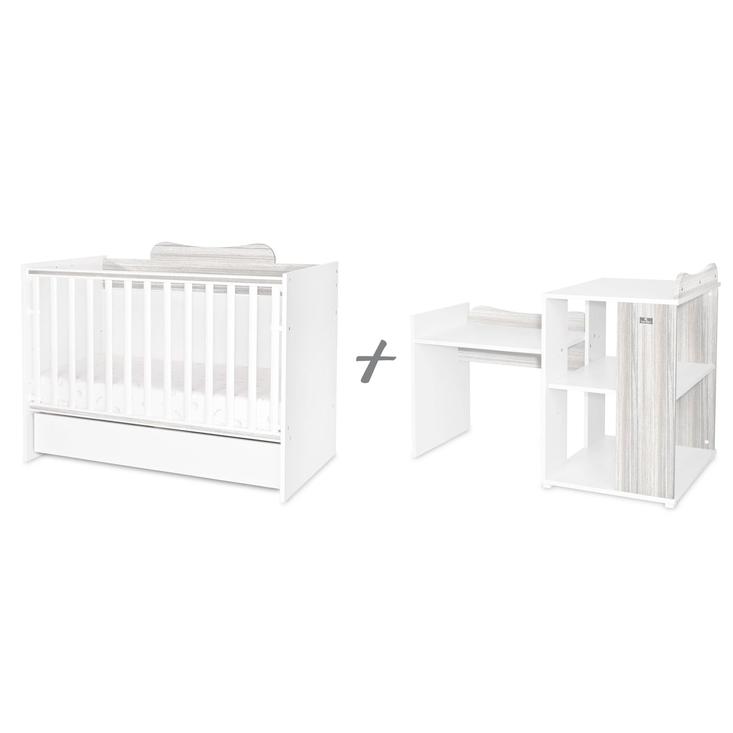 Patut modular multifunctional, 5 confirgurari diferite, 190 x 72 cm, Multi, White & Artwood fotografia produsului View 2 L